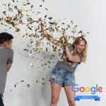 photo booth by google with freeze time celebration