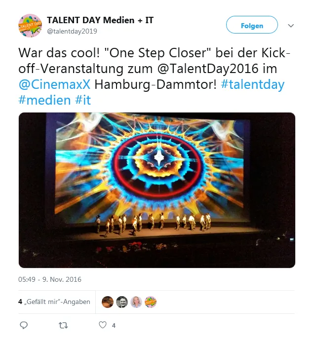 Kick-Off des TALENT DAY Medien + IT