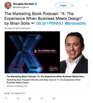 Buchtipp X: The Experience When Business Meets Design von Brian Solis